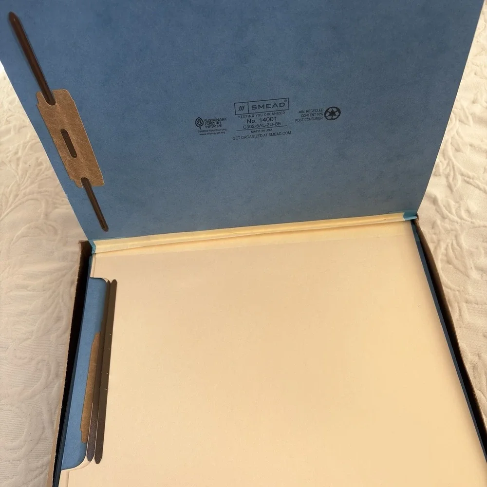 Smead Classification 10 Folders Pressboard SafeSHIELD Fasteners 2 Dividers 14001